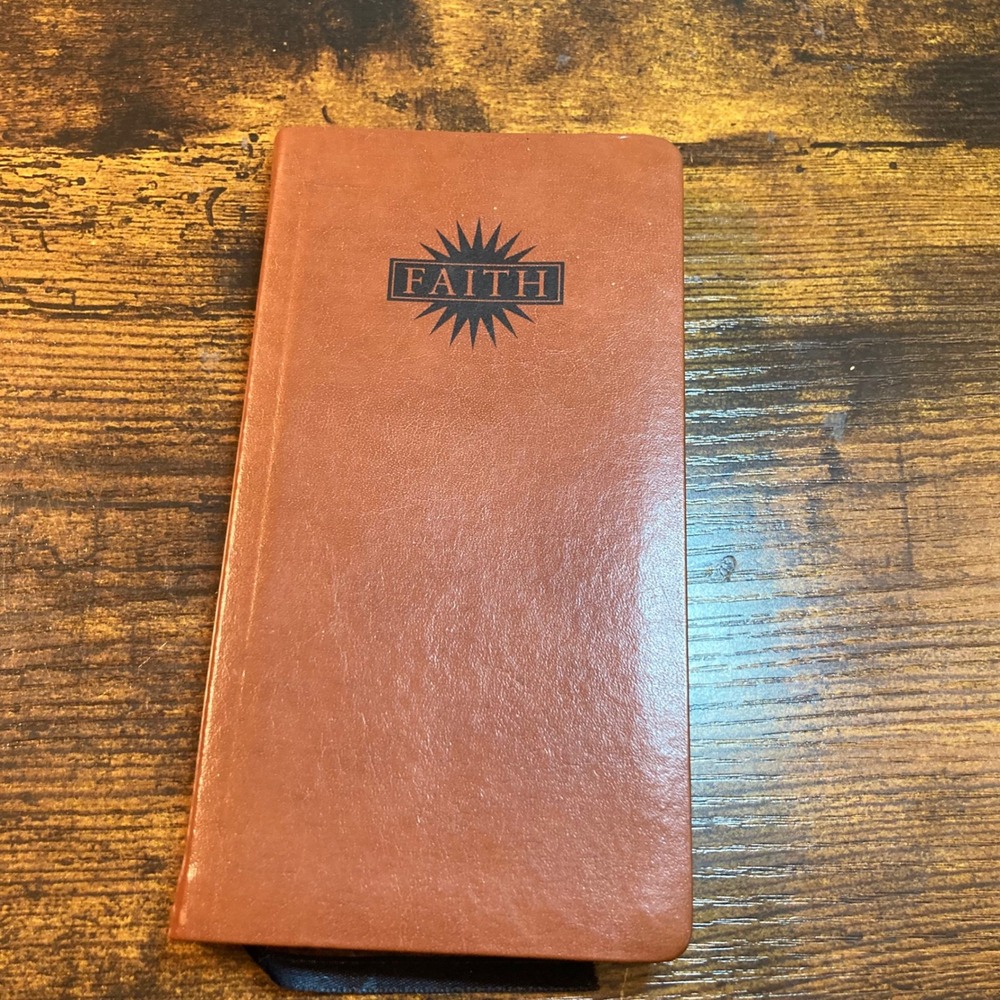 KJV Pocket New Testament Holman Red Letter Brown Gold Edge Faith Cover Bible